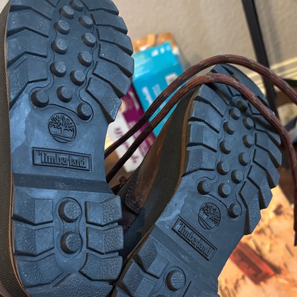 Timberland Womens Euro Hiker Brown Leather Boots - Picture 3 of 3